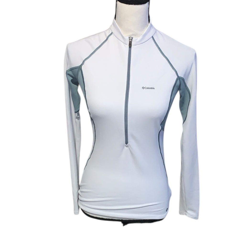 Columbia Bug Shield Sporty 1/2-Zip Shirt Long Sleeve Women's White